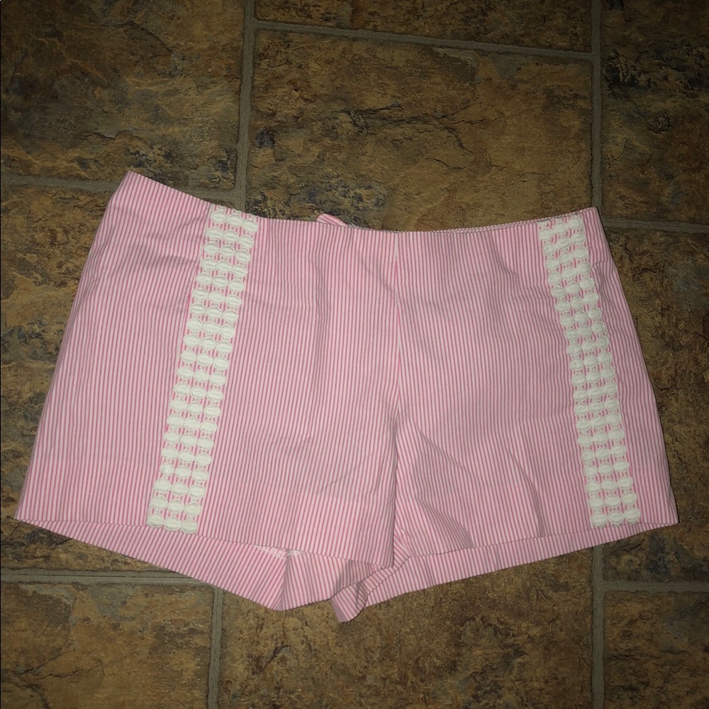 Lilly Pulitzer Liza Seersucker Shorts